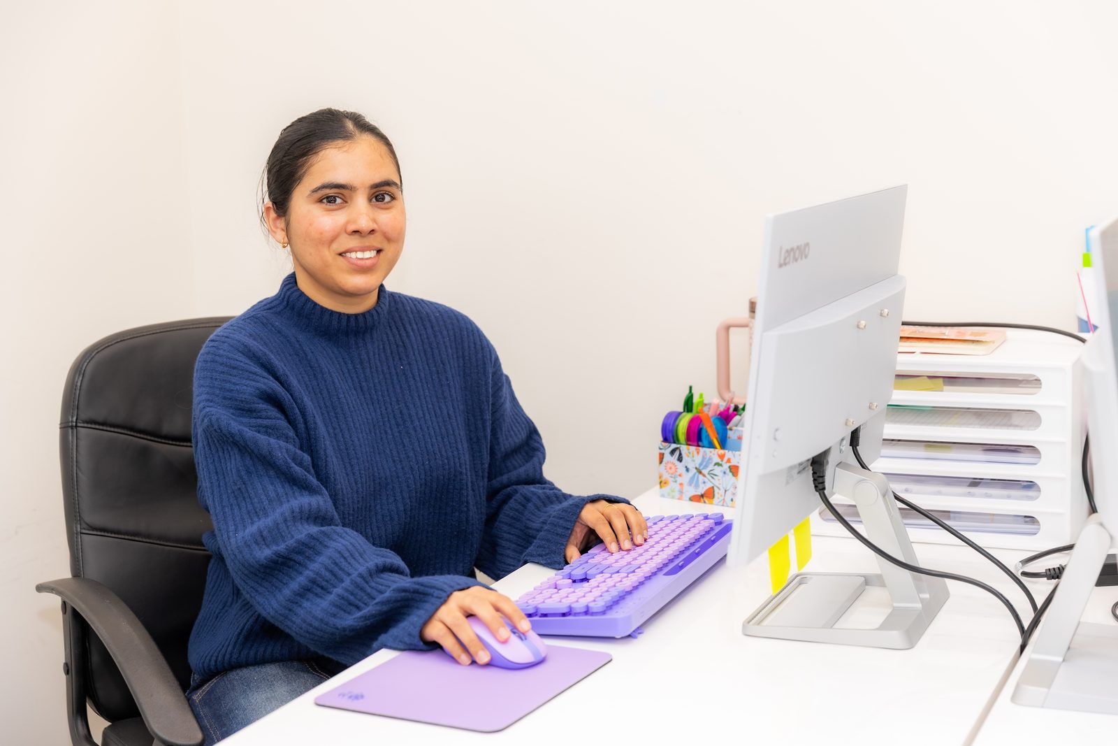 Destiny Community Services client services team member at work